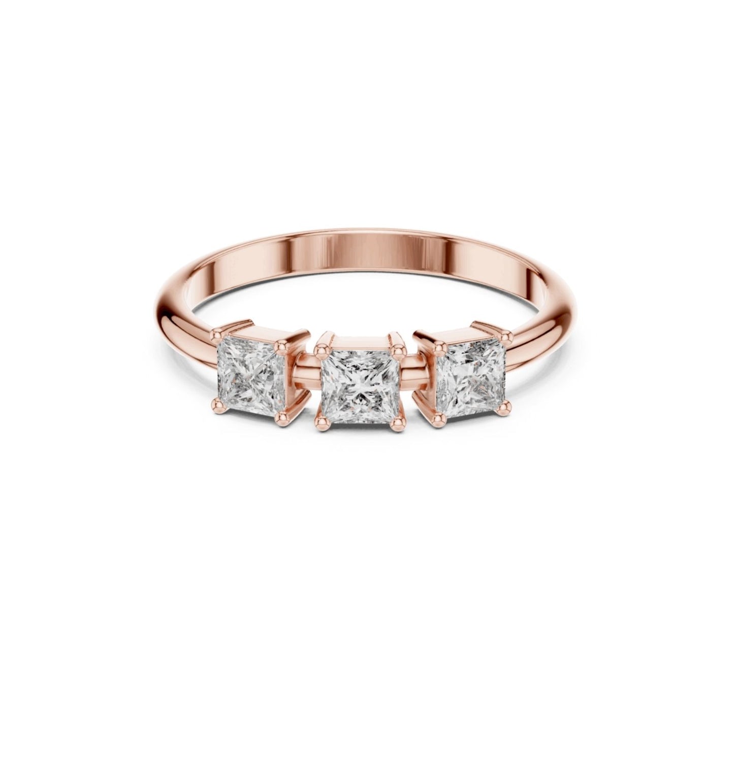 PRI  Cut Diamond Yellow Gold 14 K White Ring For Wommen |pure carat