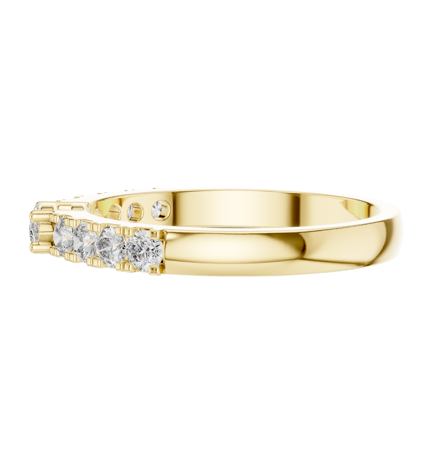 MRQ/Round  Cut Diamond Ring 14 K Yellow Gold Ring For Wommen |pure carat