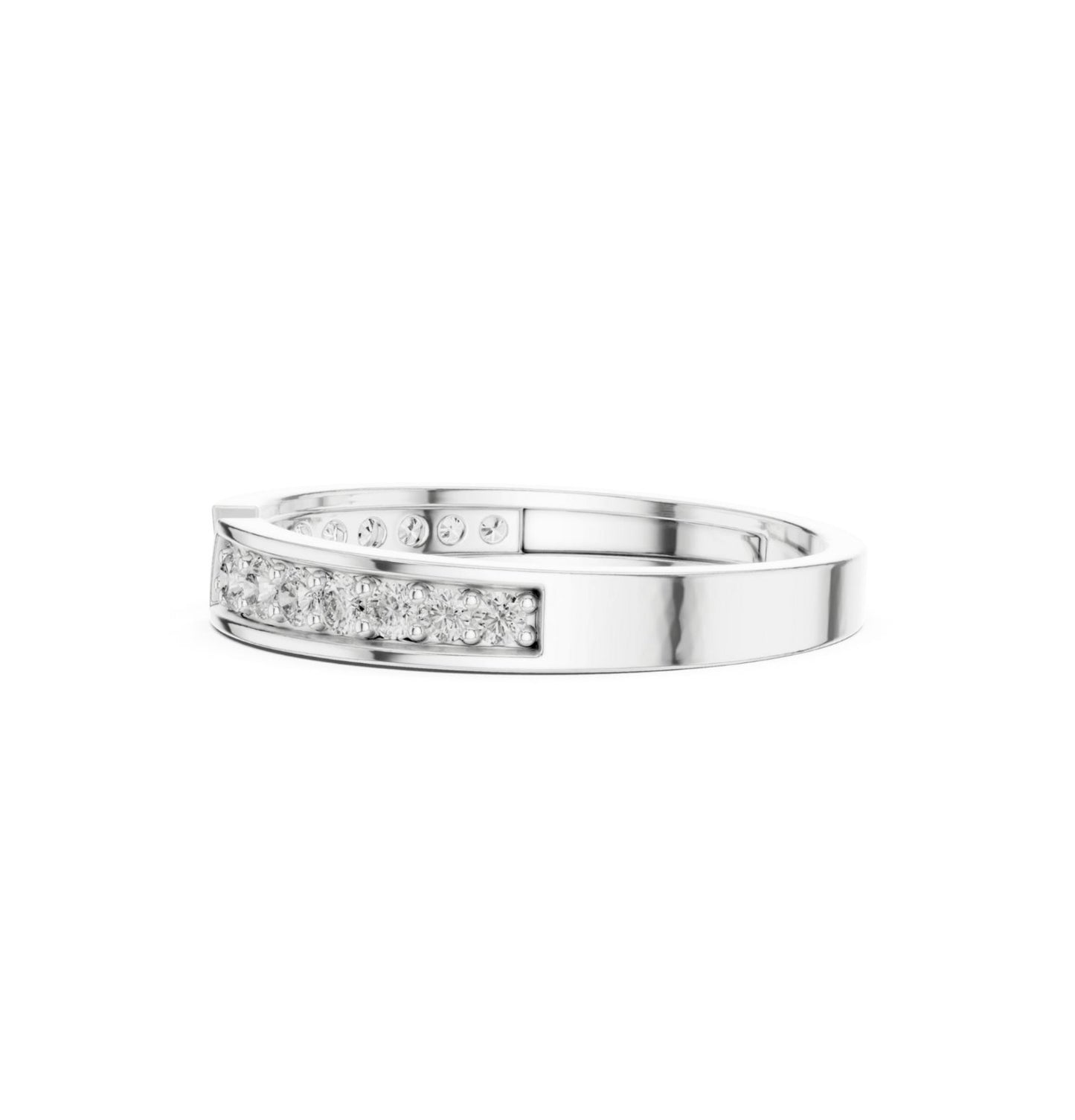 Round Cut Diamond Pink 14 K Pink Gold Ring For Wommen |pure carat