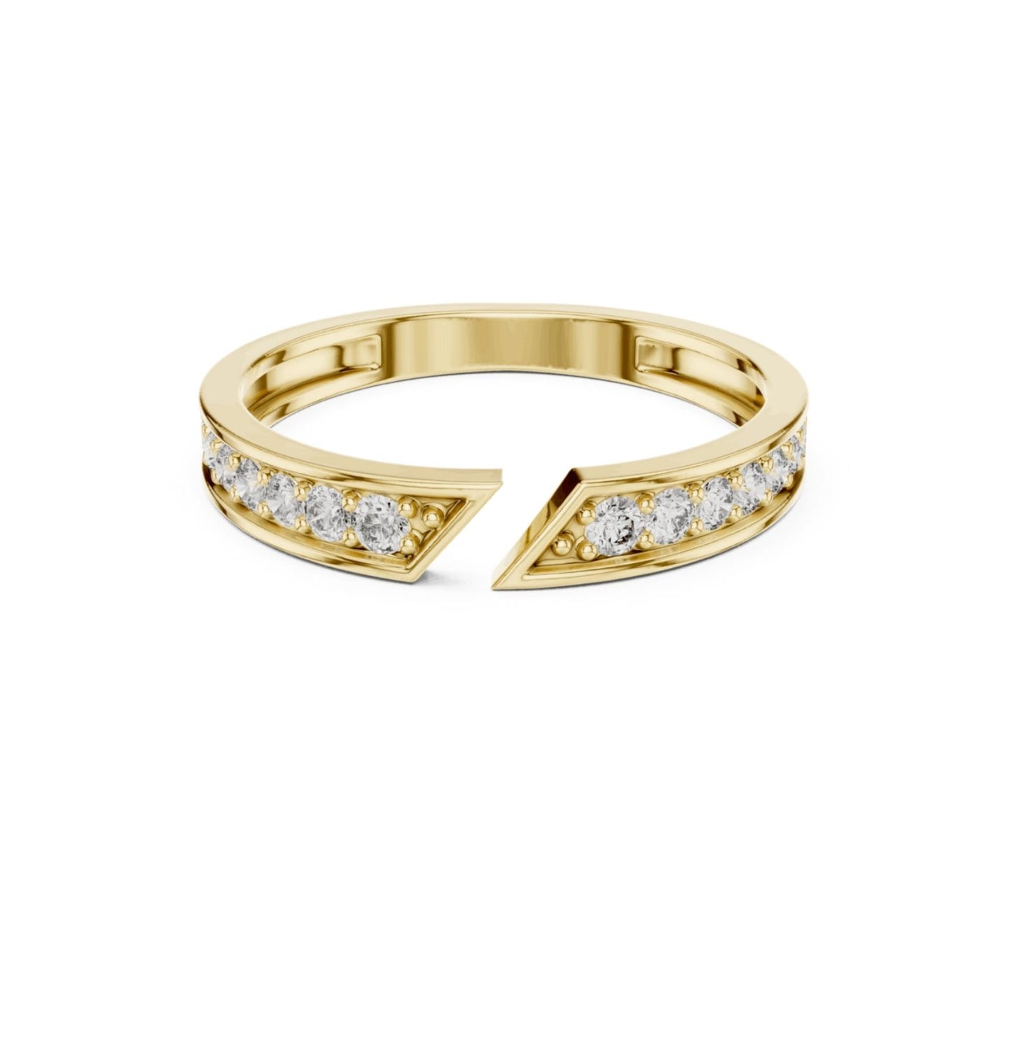 Round Cut Diamond Pink 14 K Pink Gold Ring For Wommen |pure carat