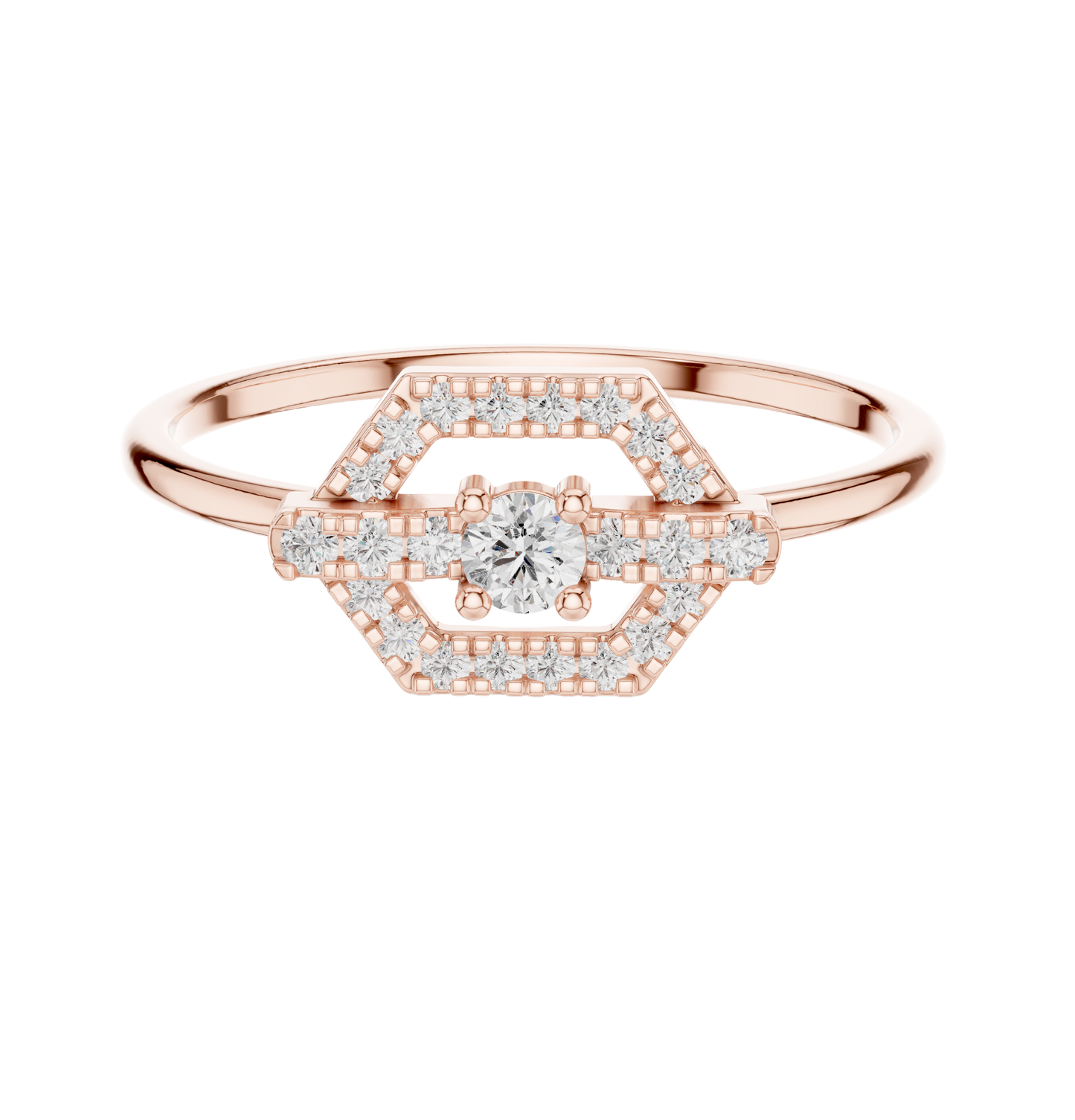 Round  Cut Diamond Ring 14 K Yellow Gold Ring For Wommen |pure carat