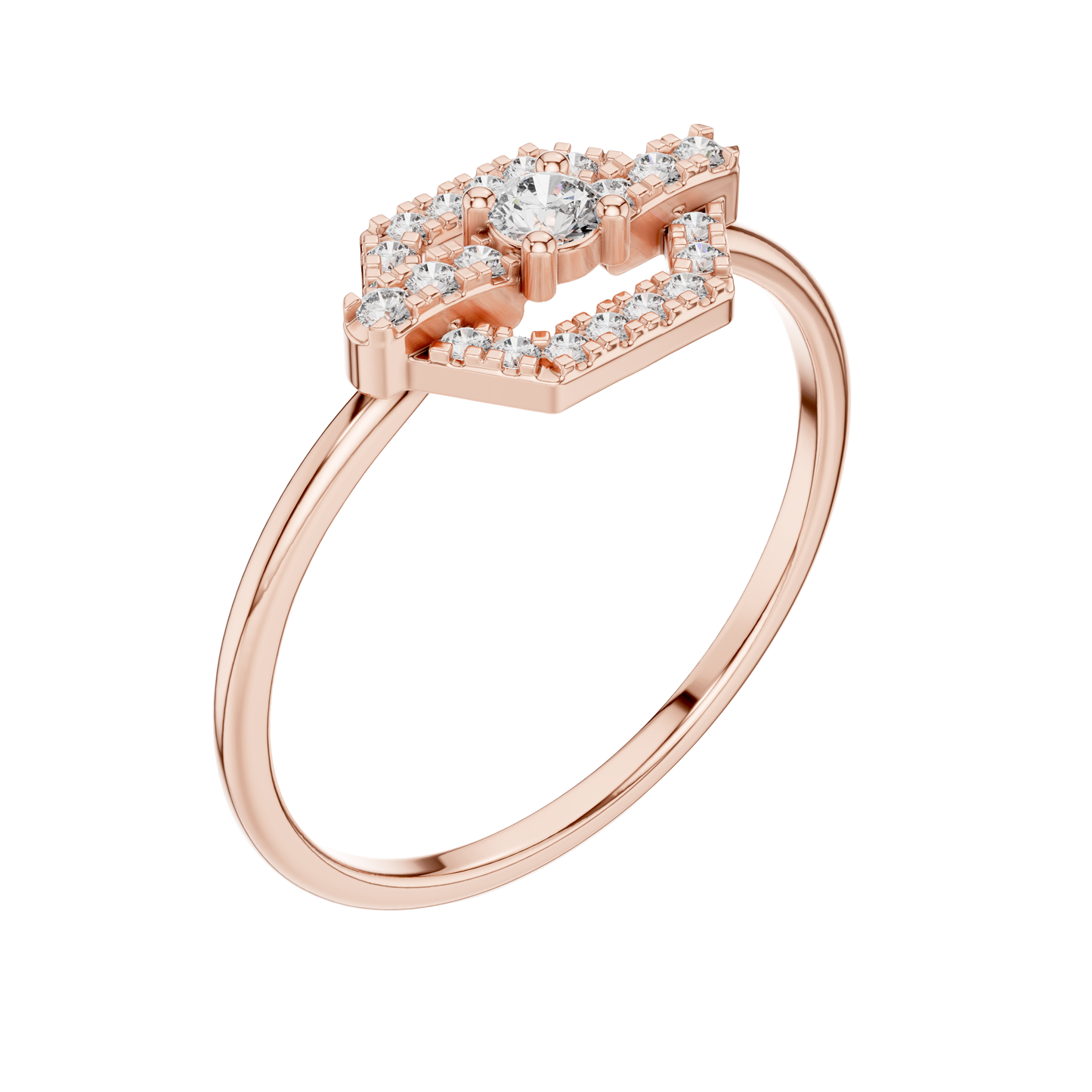 Round  Cut Diamond Ring 14 K Yellow Gold Ring For Wommen |pure carat