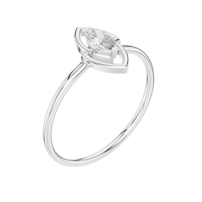 MRQ Cut Diamond Ring 14 K Yellow Gold Ring For Wommen |pure carat