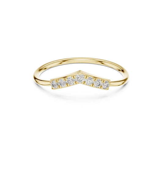 Round Cut Diamond Yellow 14 K Yellow Gold Ring For Wommen |pure carat