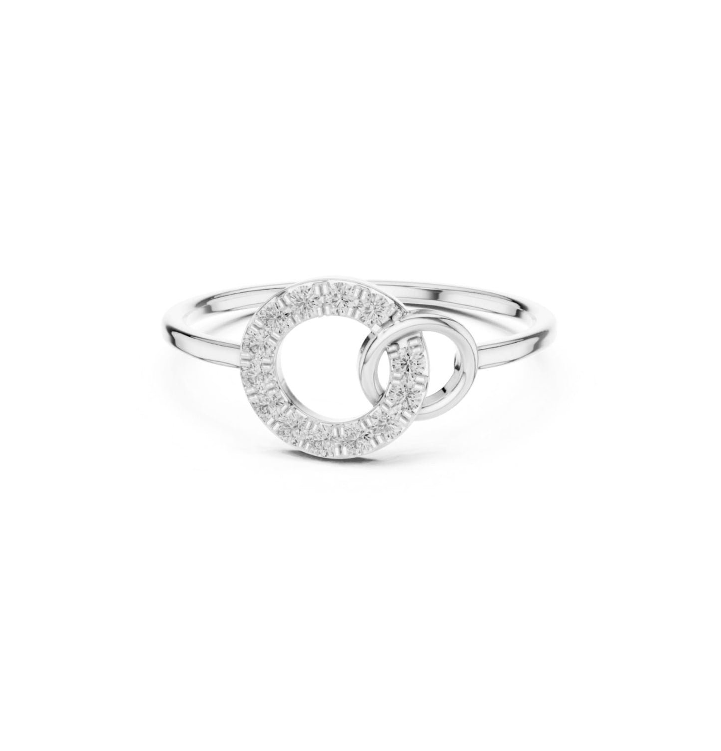 Round Cut Diamond Pink 14 K Pink Gold Ring For Wommen |pure carat