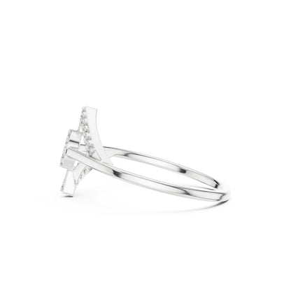 Round Cut Diamond Yellow Gold 14 K Ring For Wommen |pure carat