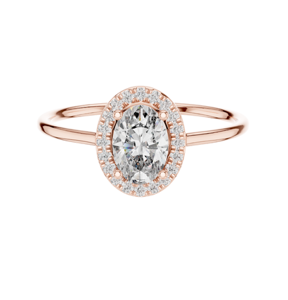 Round Cut Dimond Ring 14 K Yellow Gold Ring For Wommen -pure carat