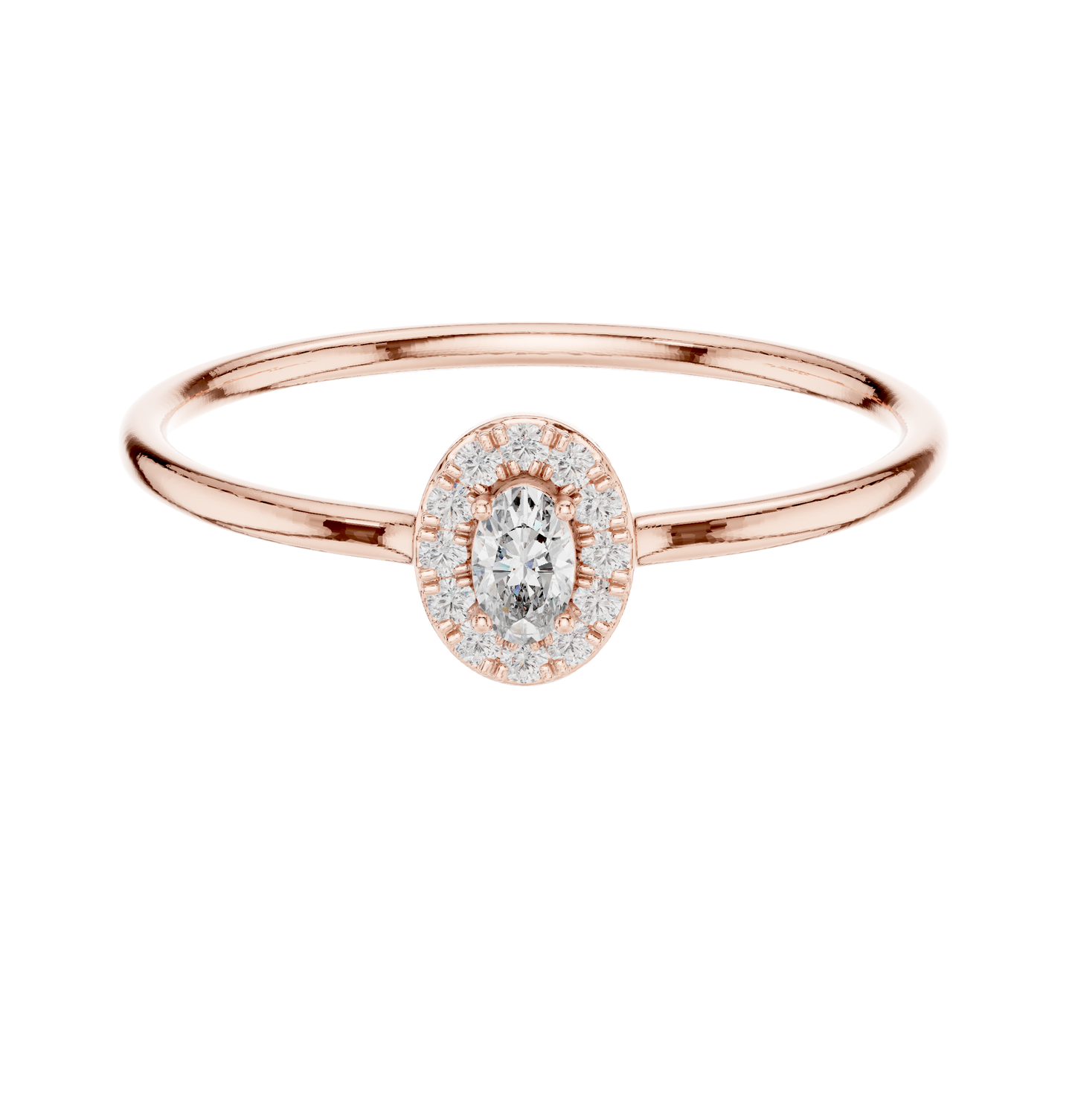 Round Cut Dimond Ring 14 K Yellow Gold Ring For Wommen -pure carat