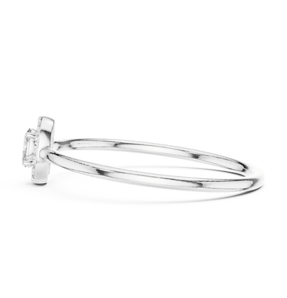 14K Gold 0.14 Ct Lab-Grown Diamond Ring for Women Simple Fine Jewelry Everyday & Gift Wear Anniversary Gift Lab Grown Diamond