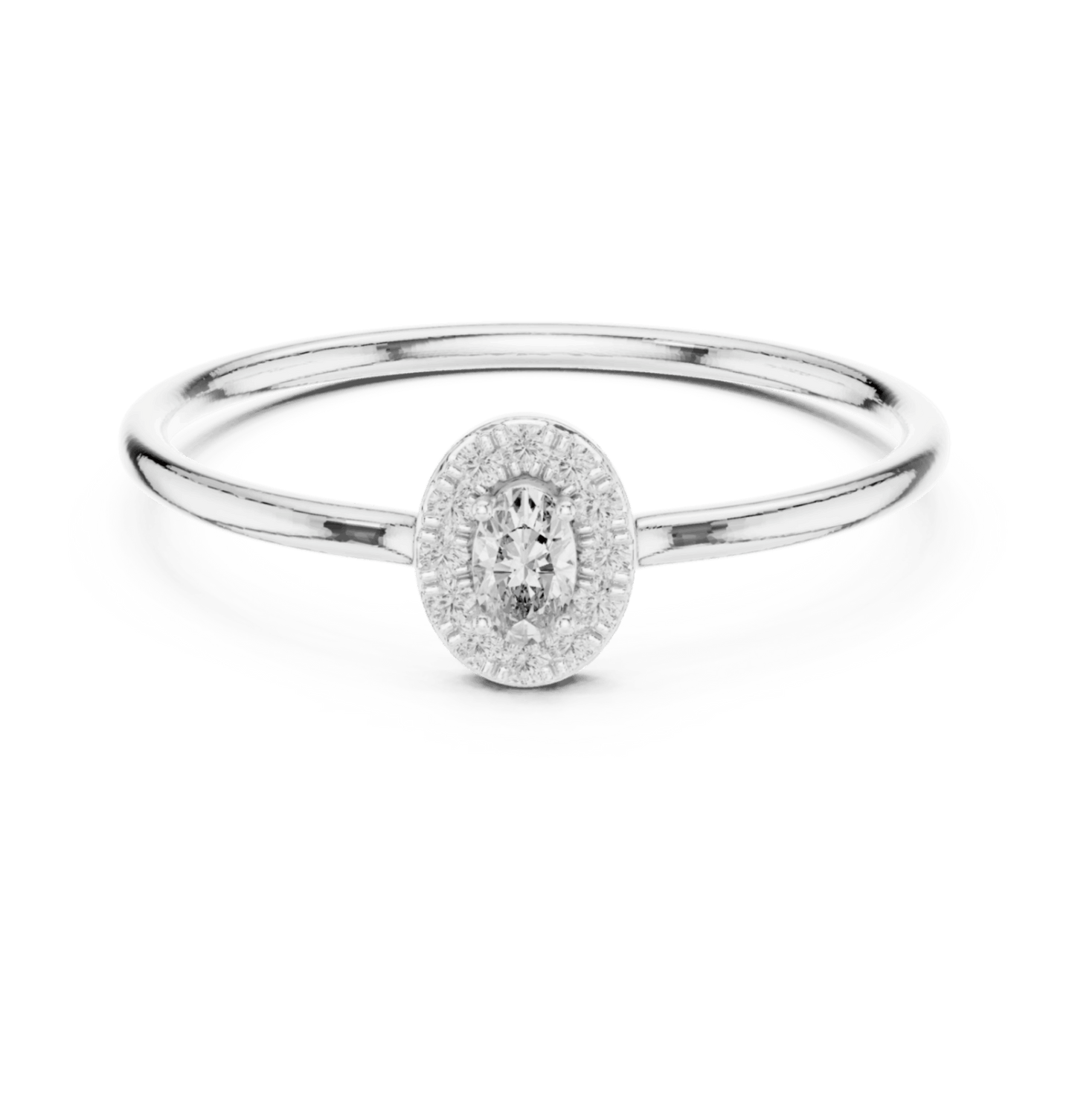 14K Gold 0.14 Ct Lab-Grown Diamond Ring for Women Simple Fine Jewelry Everyday & Gift Wear Anniversary Gift Lab Grown Diamond