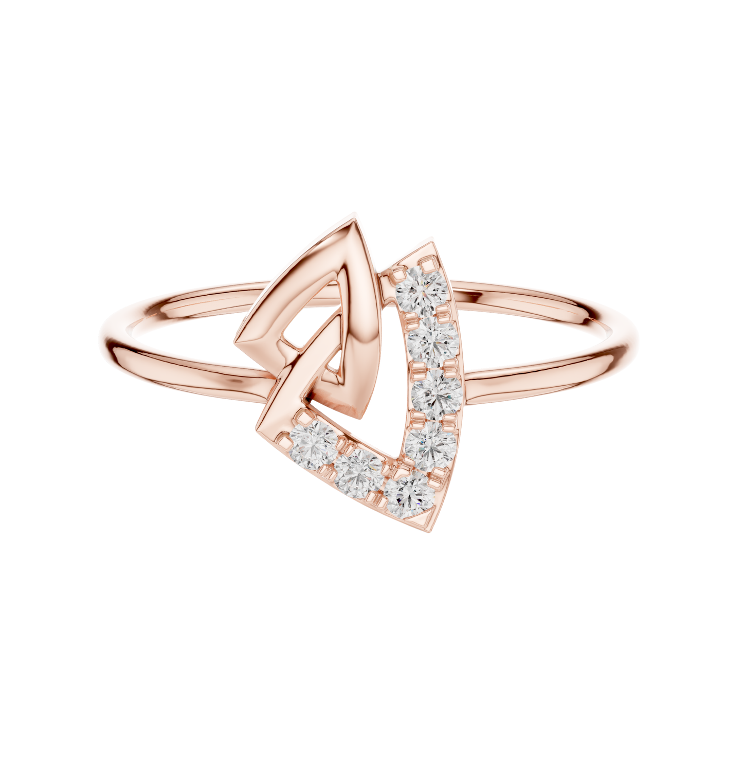 Round Cut Diamond Ring 14 K Yellow Gold Ring For Wommen |pure carat