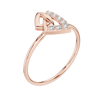 Round Cut Diamond Ring 14 K Yellow Gold Ring For Wommen |pure carat