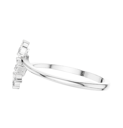 MRQ Cut Diamond Ring 14 K Pink Gold Ring For Wommen |pure carat