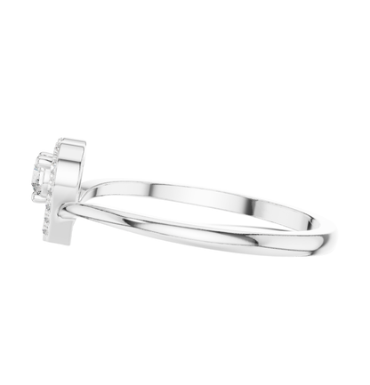 Heart shape  Round Cut Diamond Ring 14 K Yellow Gold Ring For Wommen |pure carat