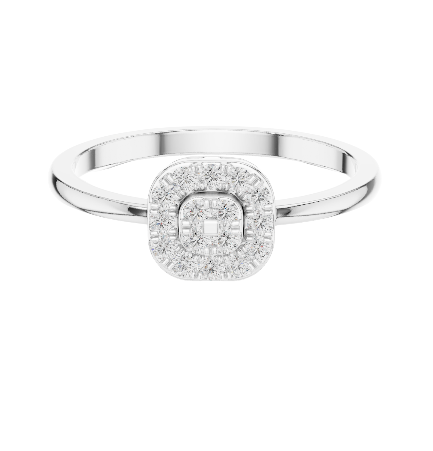 Round Cut Diamond Ring 14 K Pink Gold Ring For Wommen |pure carat