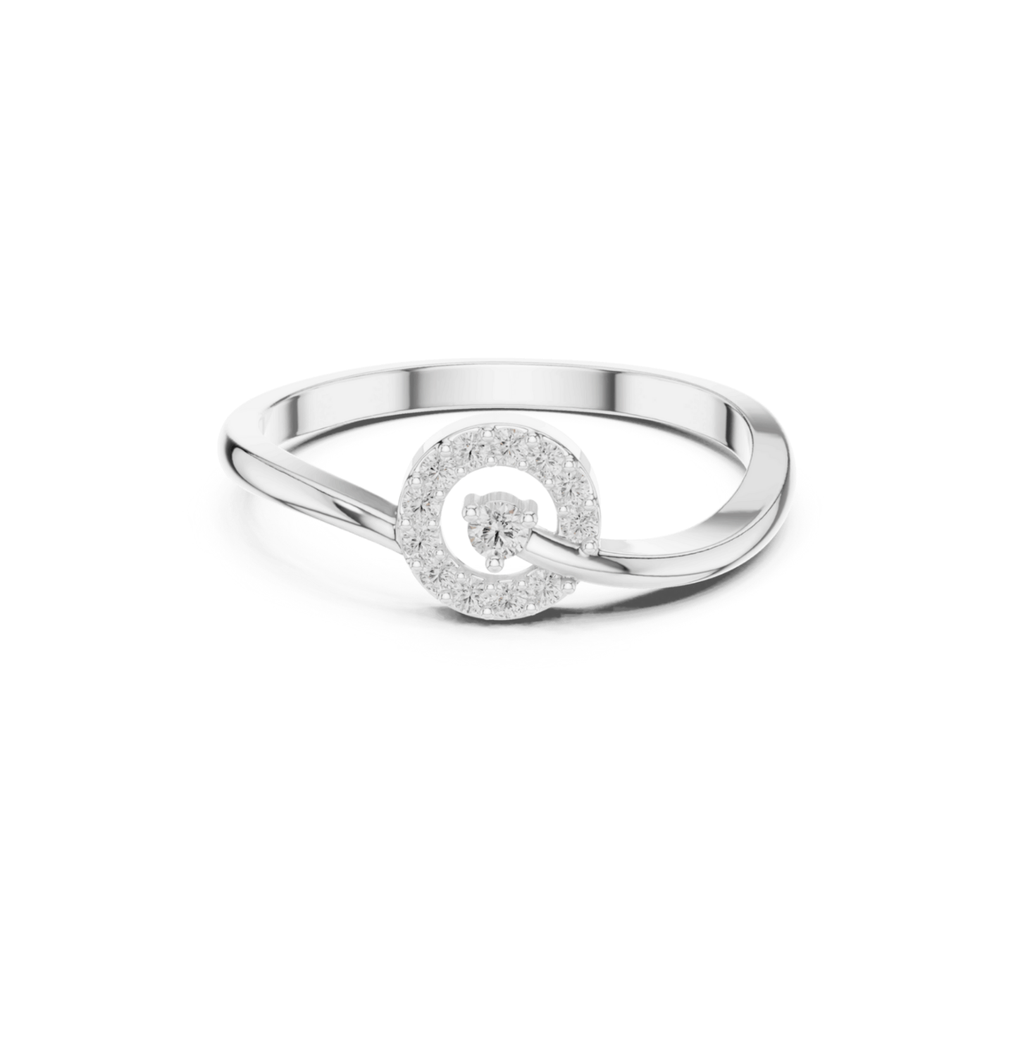 Round Cut Diamond Yellow Gold 14 K Ring For Wommen |pure carat