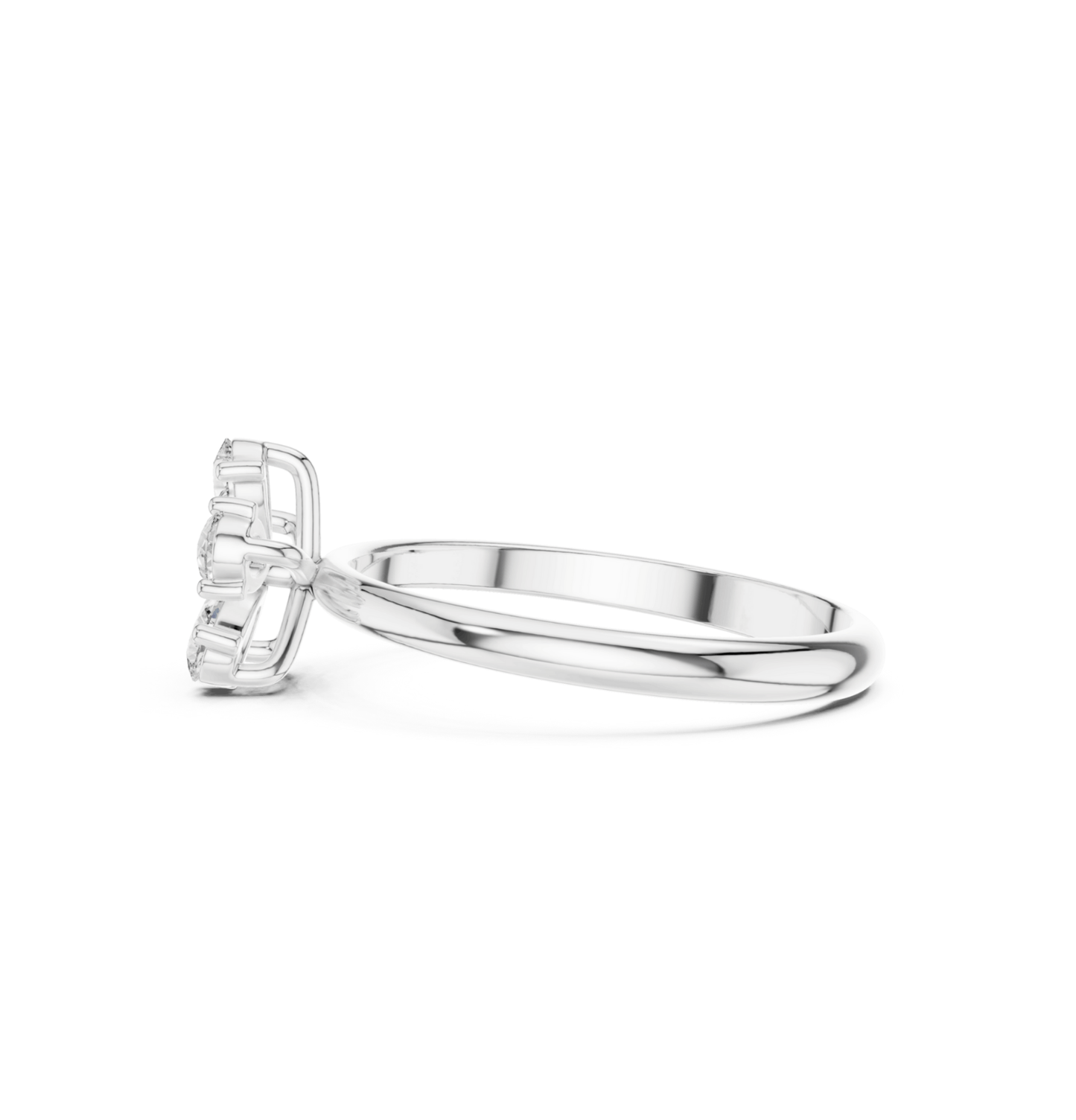 Pear Cut Diamond Pink Gold 14 K Ring For Wommen |pure carat