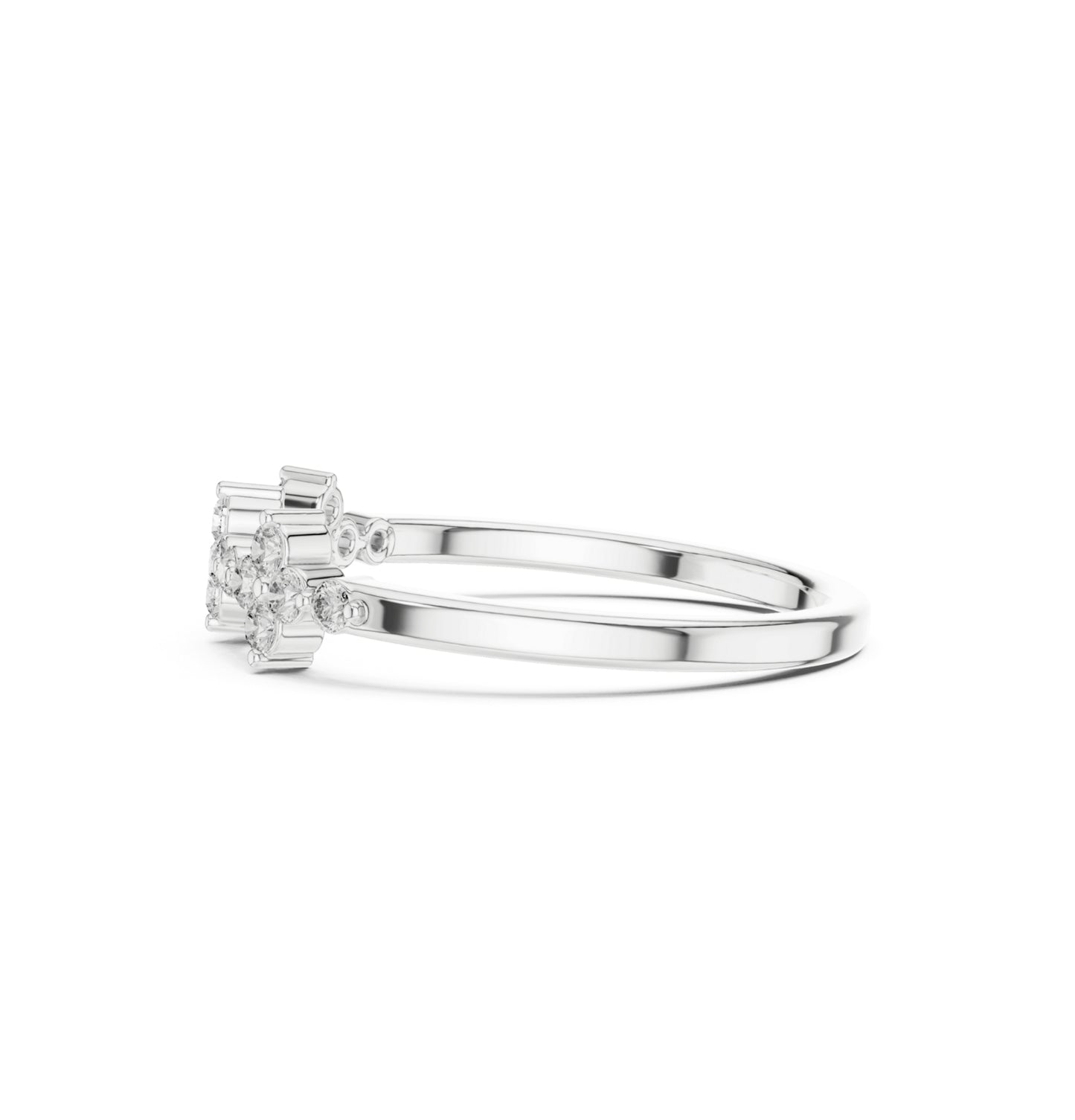 Round Cut Diamond Yellow Gold 14 K Ring For Wommen |pure carat