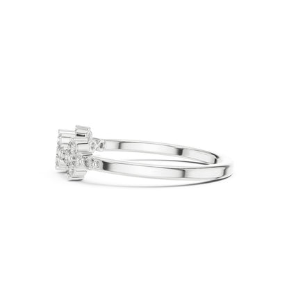 Round Cut Diamond Yellow Gold 14 K Ring For Wommen |pure carat