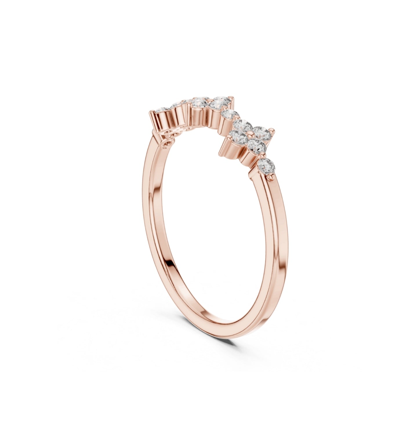 Round Cut Diamond Yellow Gold 14 K Ring For Wommen |pure carat