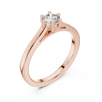 18K Gold 0.38 Ct Lab-Grown Diamond Ring for Women Premium Fine Jewelry Elegant Everyday & Gift Wear Anniversary Gift Lab Grown Diamond