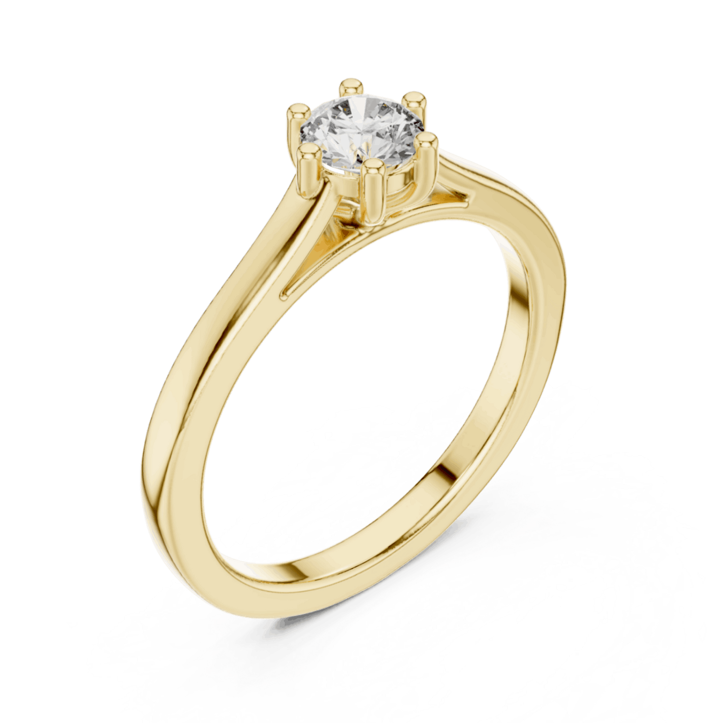 18K Gold 0.38 Ct Lab-Grown Diamond Ring for Women Premium Fine Jewelry Elegant Everyday & Gift Wear Anniversary Gift Lab Grown Diamond