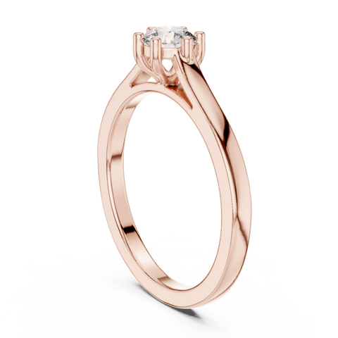 18K Gold 0.38 Ct Lab-Grown Diamond Ring for Women Premium Fine Jewelry Elegant Everyday & Gift Wear Anniversary Gift Lab Grown Diamond
