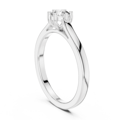 18K Gold 0.38 Ct Lab-Grown Diamond Ring for Women Premium Fine Jewelry Elegant Everyday & Gift Wear Anniversary Gift Lab Grown Diamond