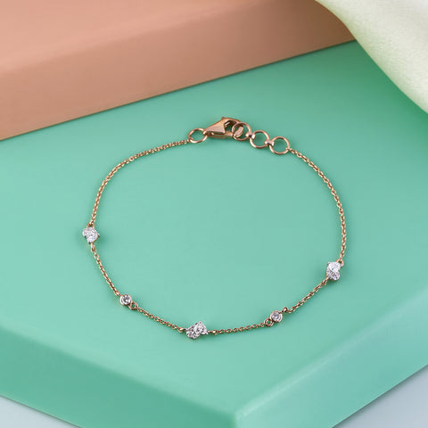 Dainty   diamond bracelet
