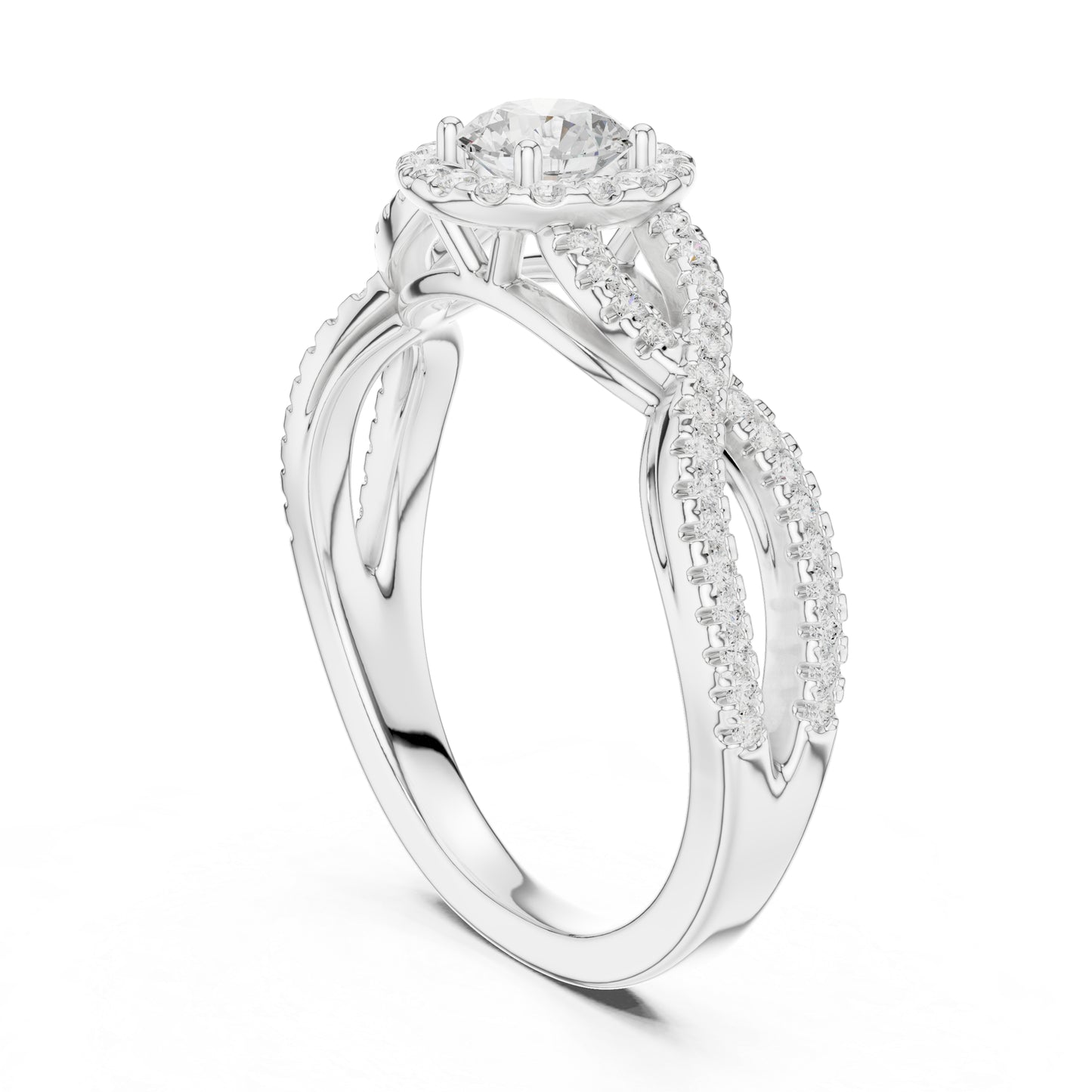 14K Yellow Gold Round Lab-Grown Diamond Engagement Ring for Women | Pure Carat