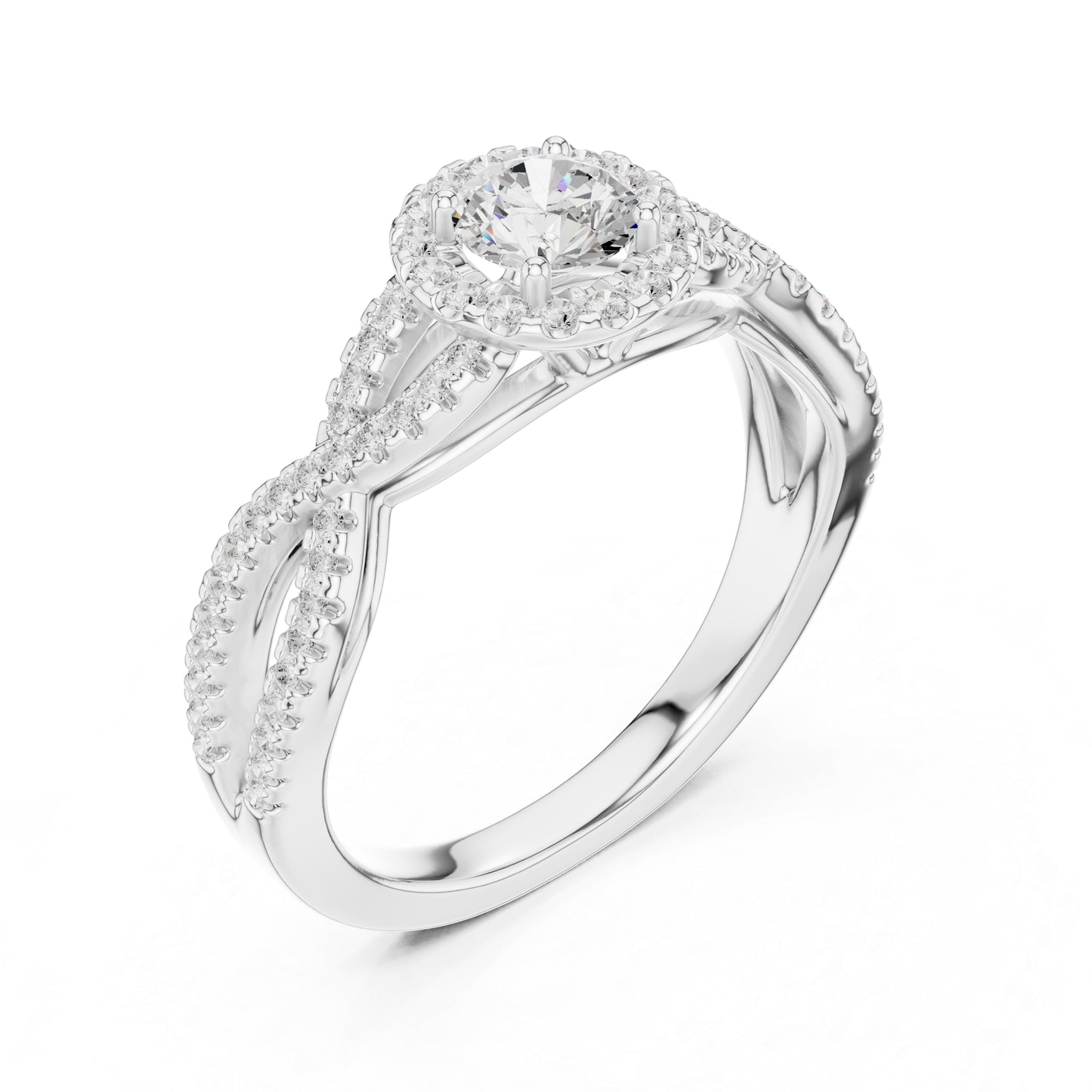 14K Yellow Gold Round Lab-Grown Diamond Engagement Ring for Women | Pure Carat