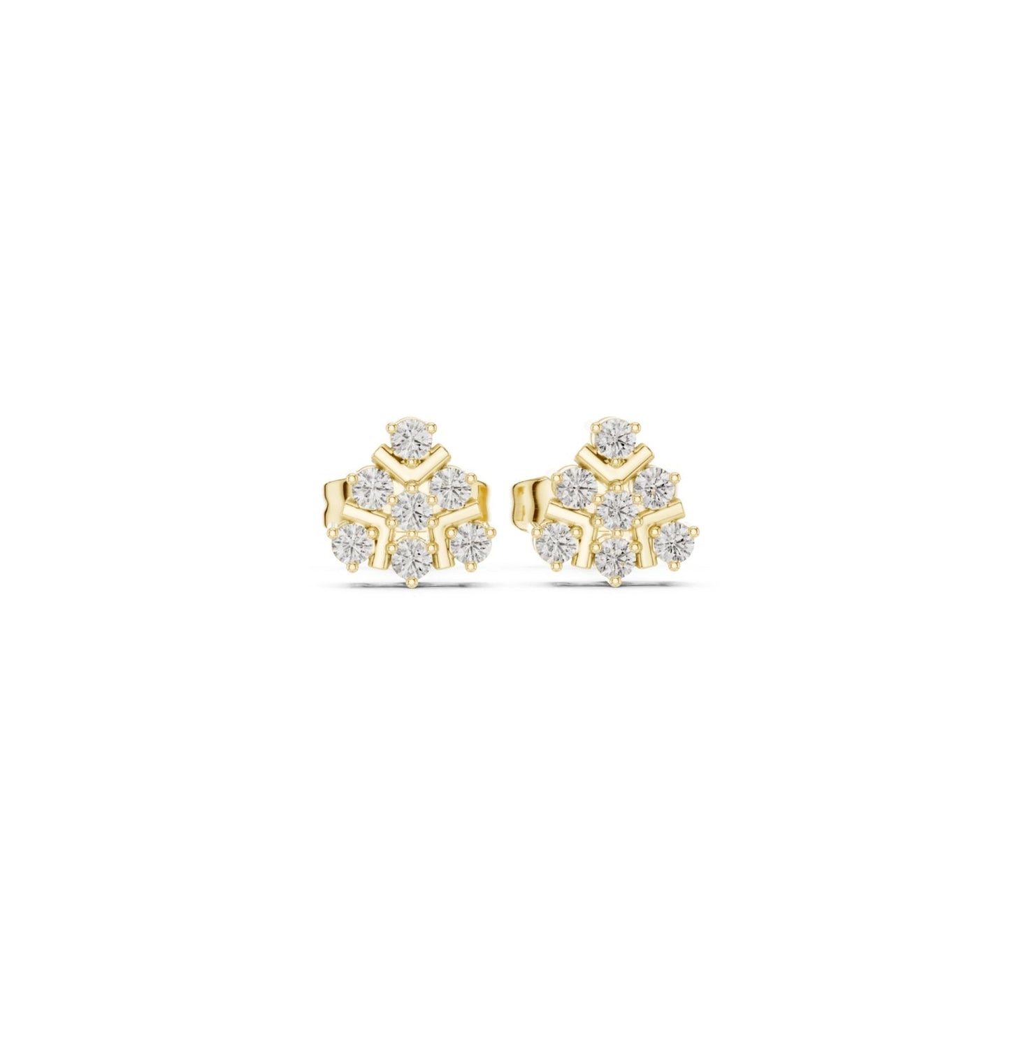 Round Cut Diamond Yellow Gold 14 K Ring For Wommen |pure carat