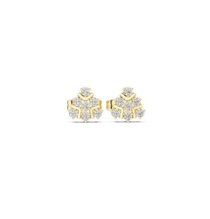 Round Cut Diamond Yellow Gold 14 K Ring For Wommen |pure carat