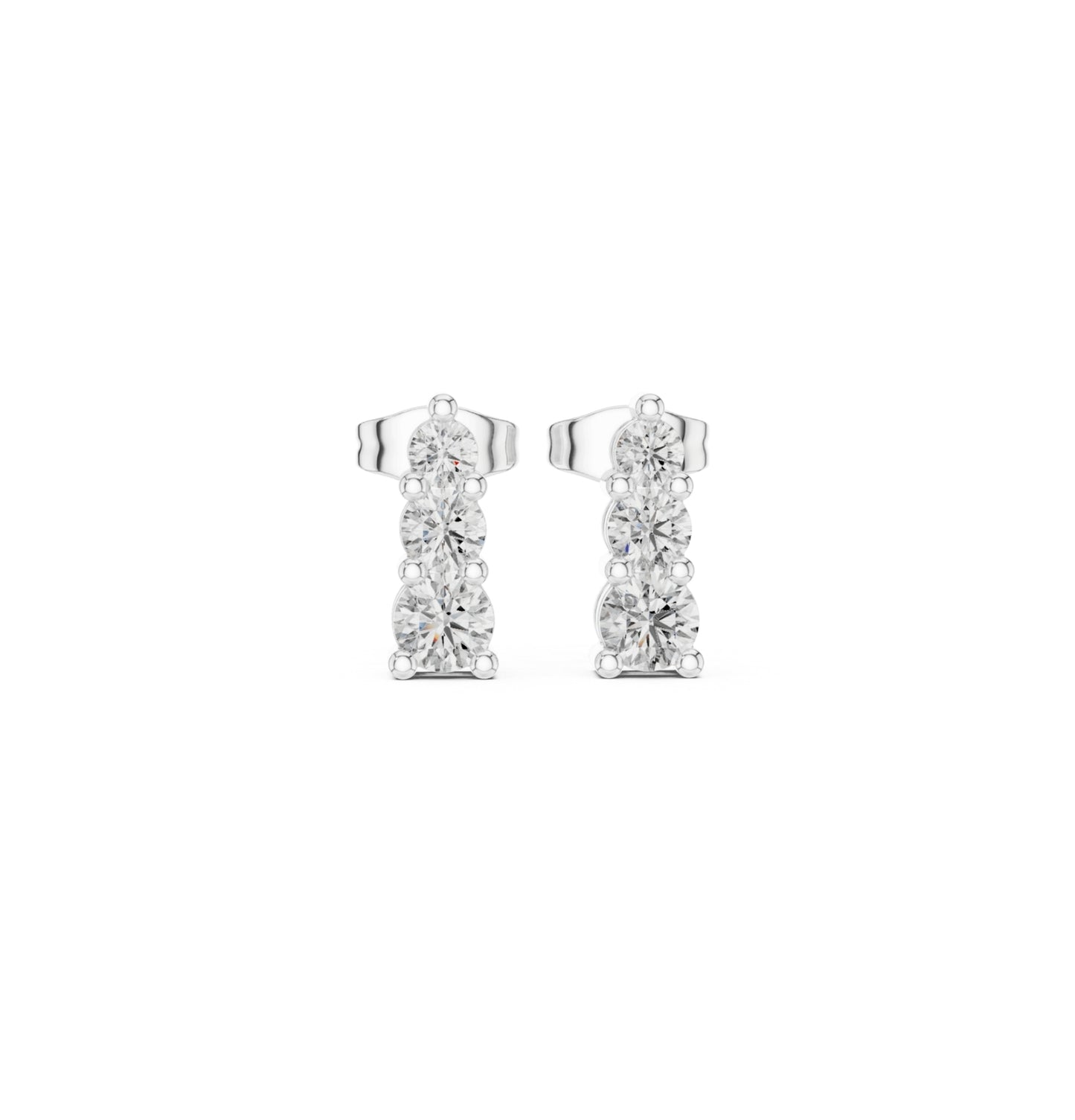 Round Cut Diamond Yellow Gold 14 K Earring For Wommen |pure carat
