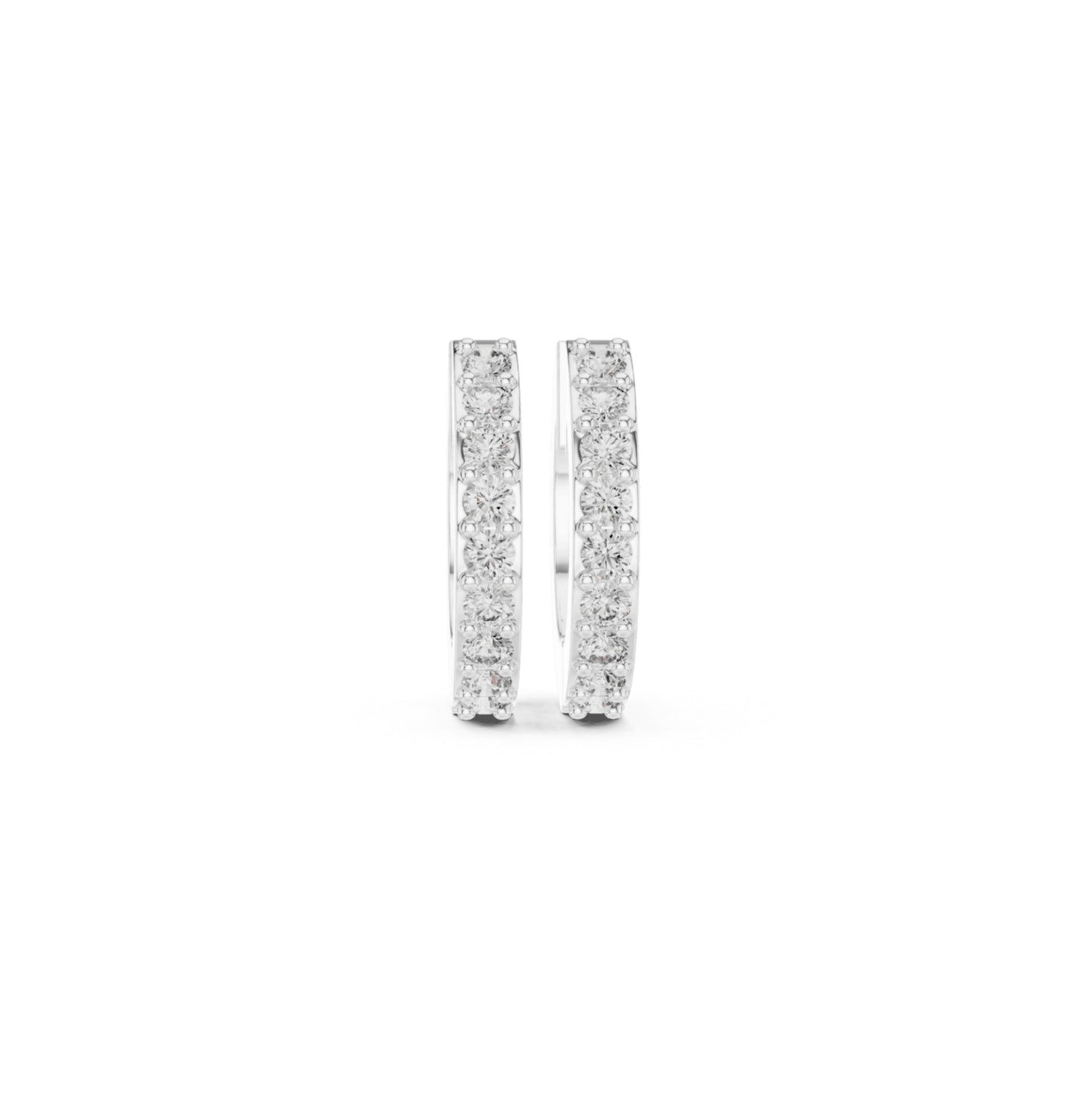 Round Cut Diamond Pink Gold 14 K Earring For Wommen |pure carat