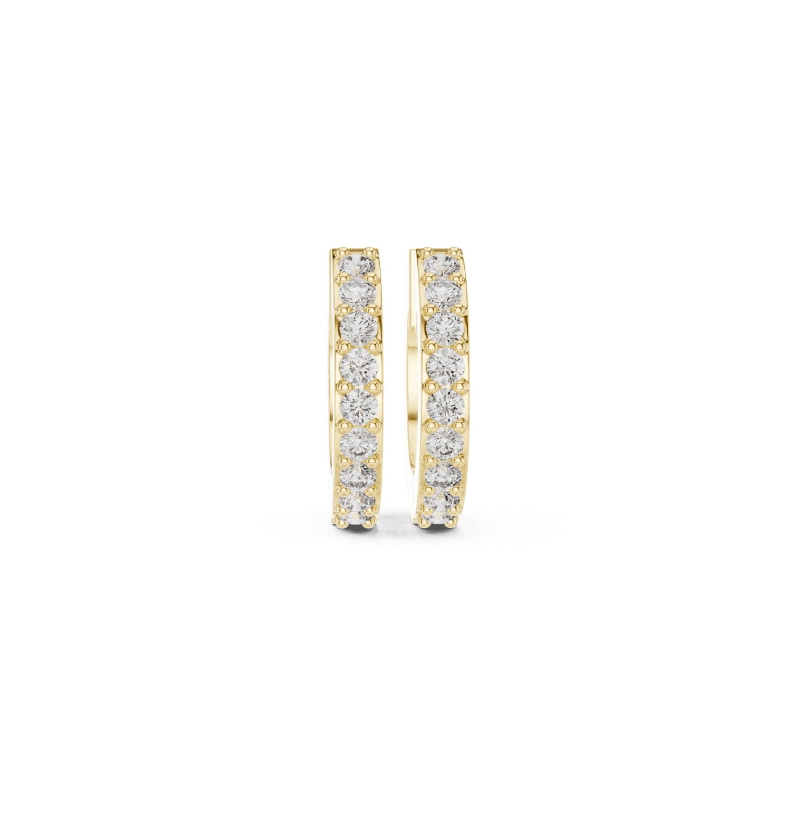 Round Dimond Earring 