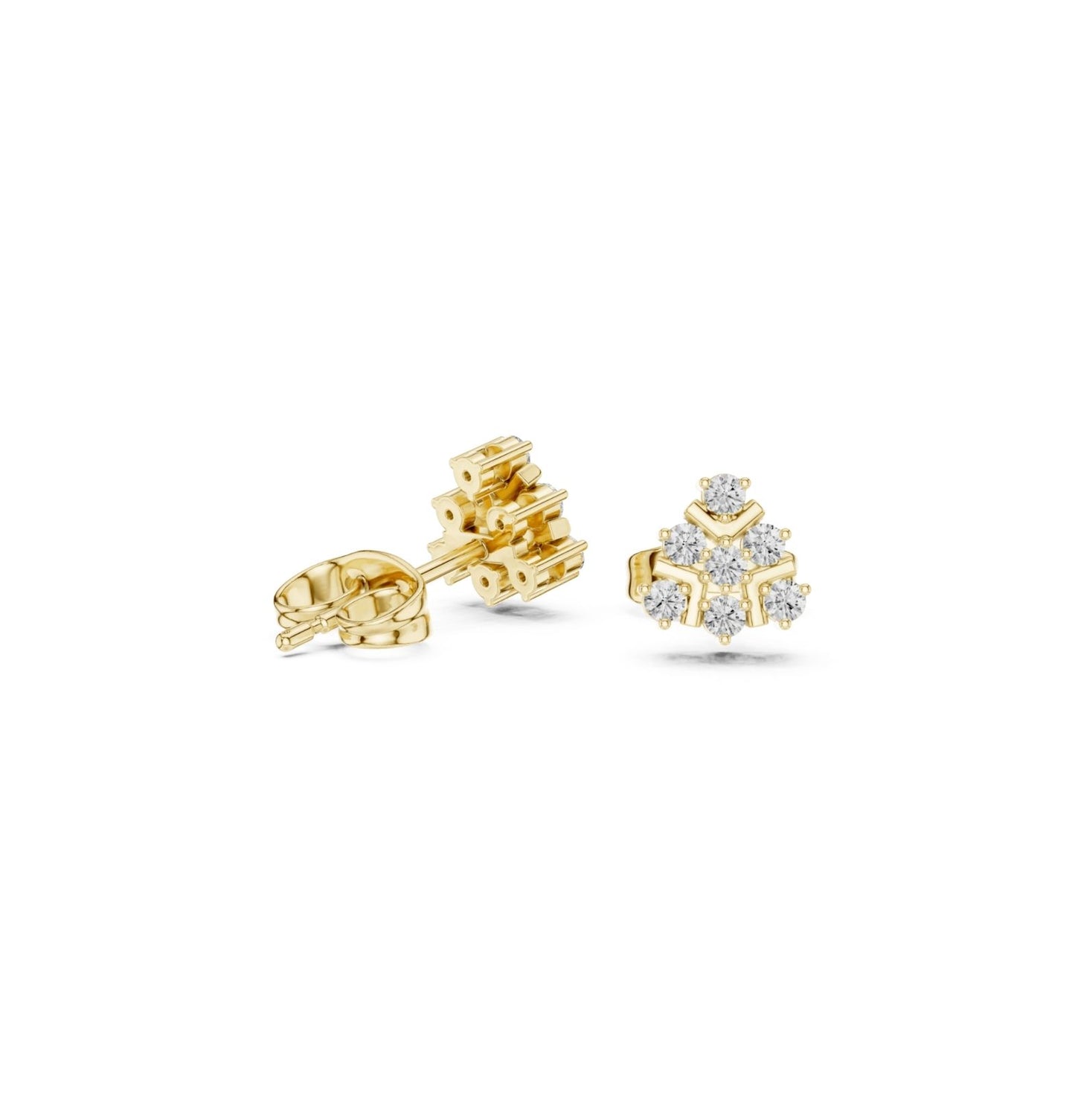 Round Cut Diamond Yellow Gold 14 K Ring For Wommen |pure carat
