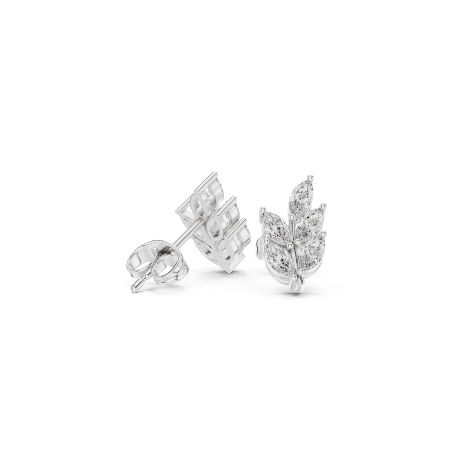 MRQ Cut Diamond Yellow Gold 14 K Earring For Wommen |pure carat