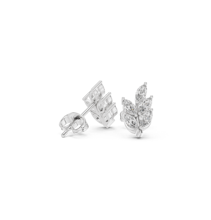 MRQ Cut Diamond Yellow Gold 14 K Earring For Wommen |pure carat