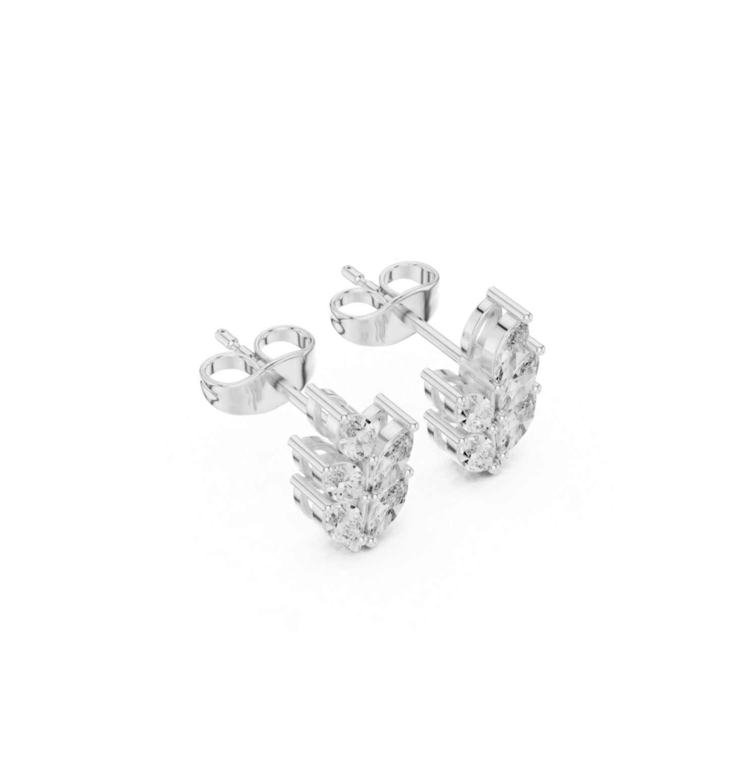 MRQ Cut Diamond Yellow Gold 14 K Earring For Wommen |pure carat
