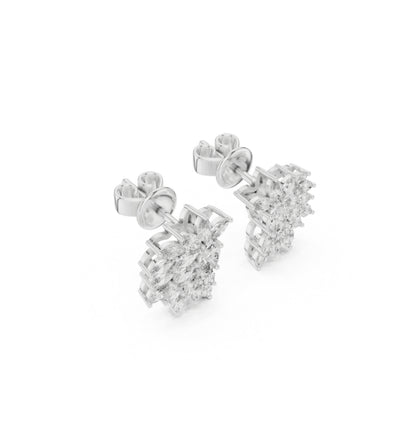 MRQ / Oval Cut Diamond Yellow Gold 14 K Earring For Wommen |pure carat