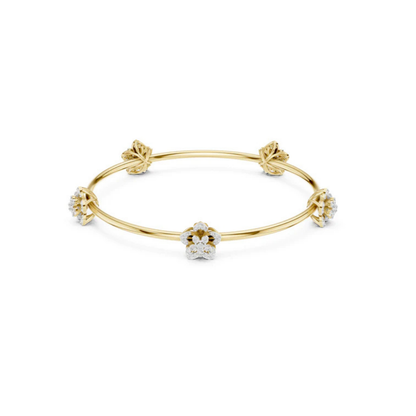 18K White Gold Round Lab-Grown Diamond Bracelet for Women | Office Wear | Pure Carat