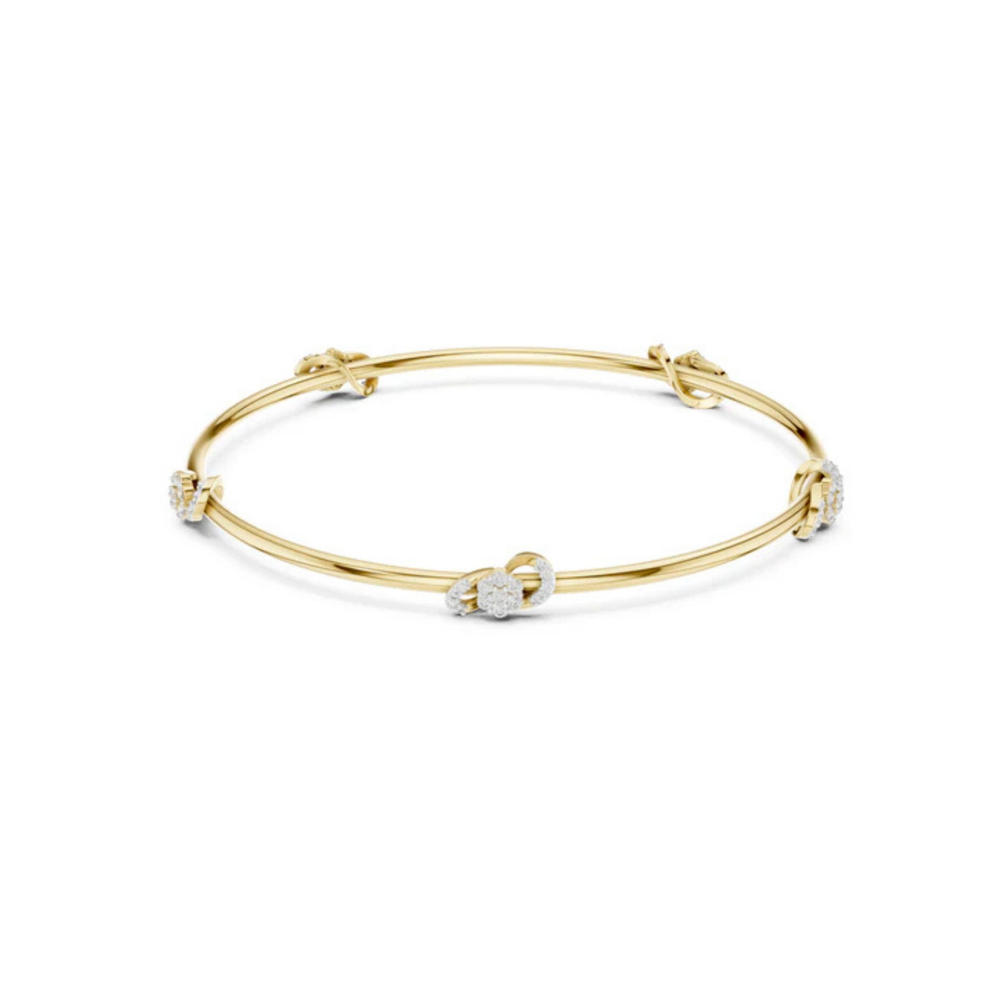 14K White Gold Round Lab-Grown Diamond Bracelet for Women | Engagement Wear | Pure Carat