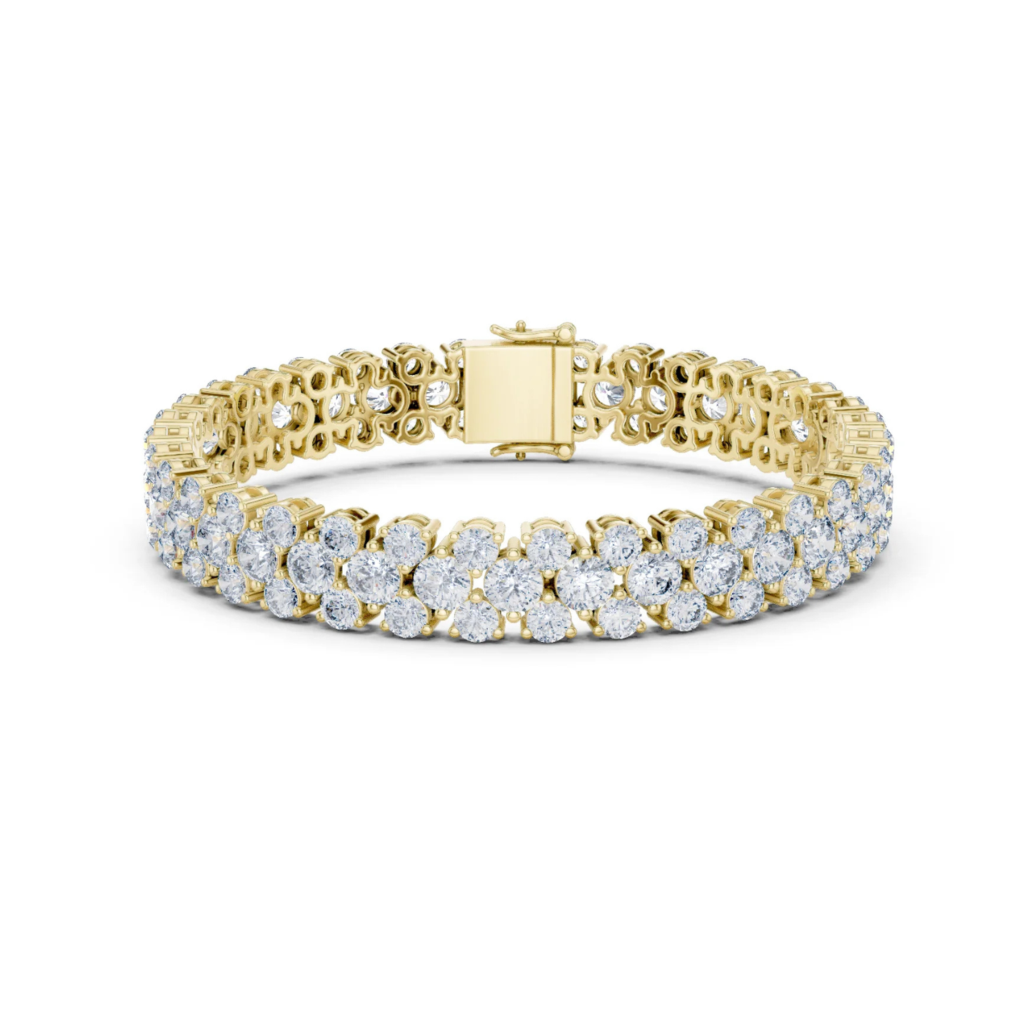 18k White Gold Marquise Lab-Grown Diamond Bridal Bracelet for Women | Pure Carat