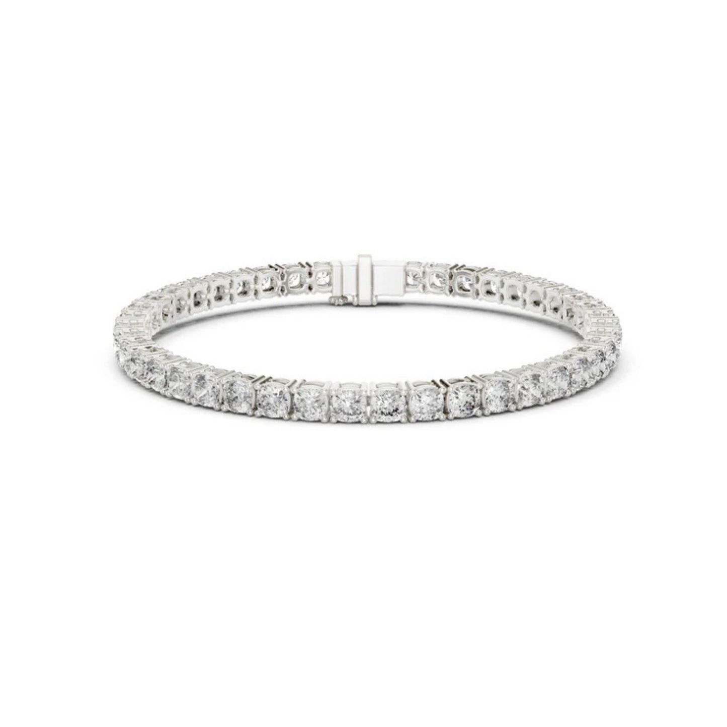 14k Yellow Gold Heart/Emerald/Oval/Pear Lab-Grown Diamond Party Wear Bracelet | Pure Carat