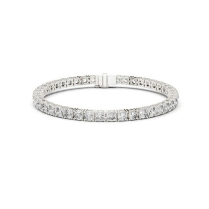 14k Yellow Gold Heart/Emerald/Oval/Pear Lab-Grown Diamond Party Wear Bracelet | Pure Carat