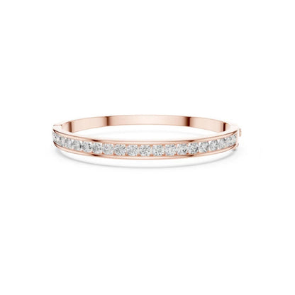 18k Yellow Gold Round Lab-Grown Diamond Party Wear Bracelet for Women | Pure Carat