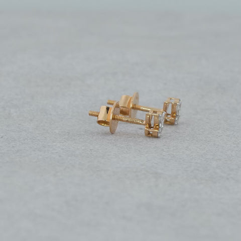 Diamond Butterfly Stud Earrings