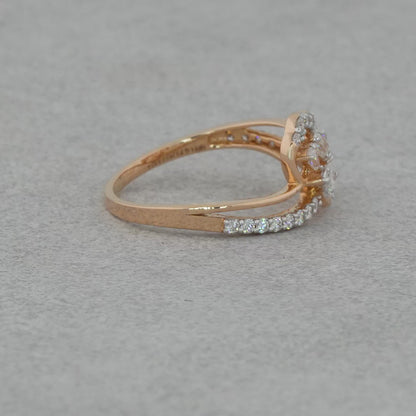 Party Wear Diamond Cocktail  Ring purecarat .