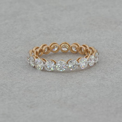 purecarat oval cut lab diamond enterinty ring